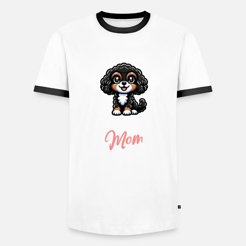 Maman Cavapoo T-shirt contrasté Homme