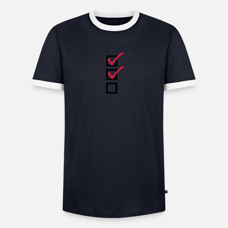 Checkliste Men's Ringer Shirt