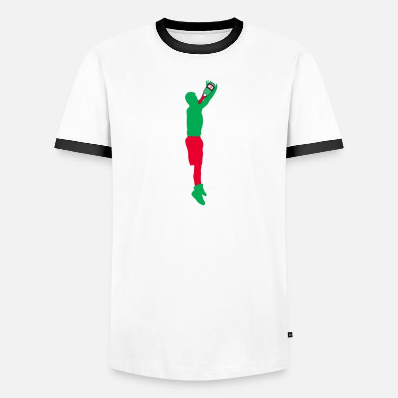 Alkohol Männer Kontrast-T-Shirt