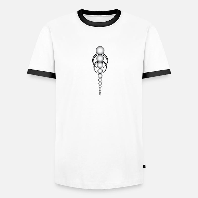 Ätherisch Männer Kontrast-T-Shirt