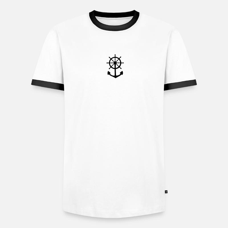 ancre T-shirt contrasté Homme