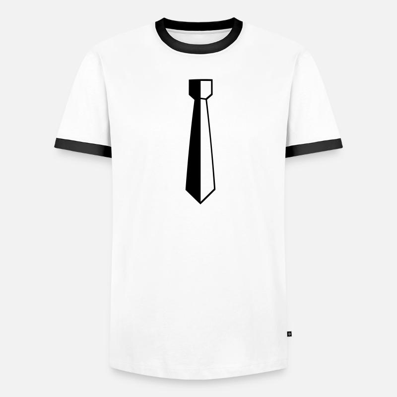 Binden Männer Kontrast-T-Shirt