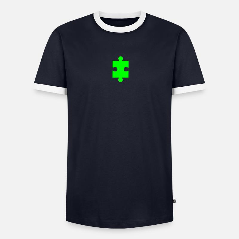Puzzle T-shirt contrasté Homme