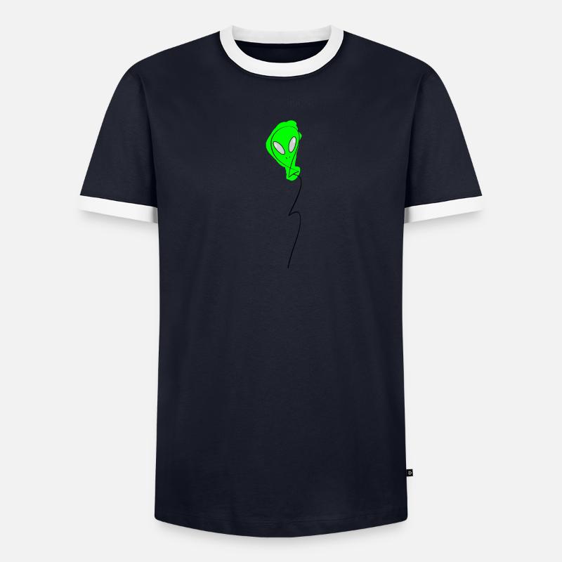 étranger T-shirt contrasté Homme