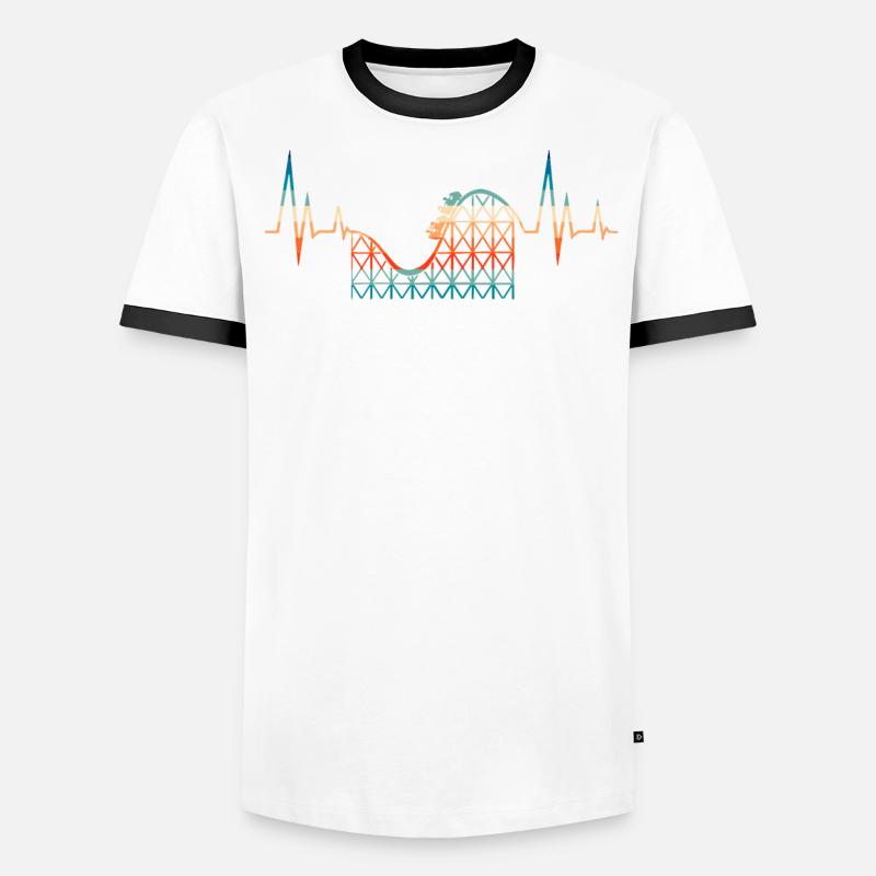 Roller coaster, theme park Men's Ringer Shirt
