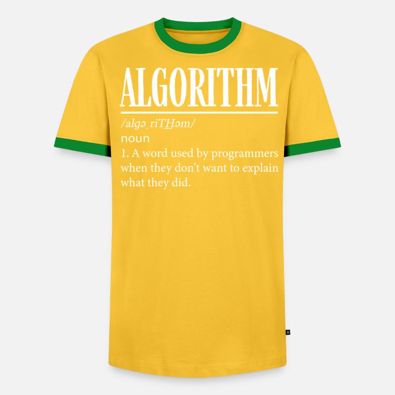 Algorithmus-Programmierer, Kodierung, Kodierer - Männer Kontrast-T-Shirt - undefined