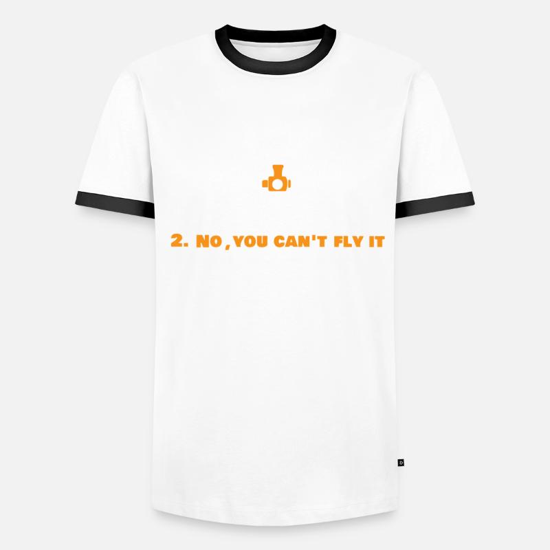 Drone volant, drones, drones, modèles réduits d’avions T-shirt contrasté Homme