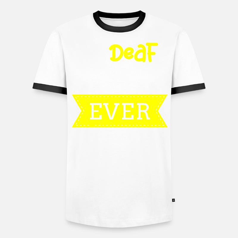 Deaf pride, hearing, disabled, deafness Men's Ringer Shirt