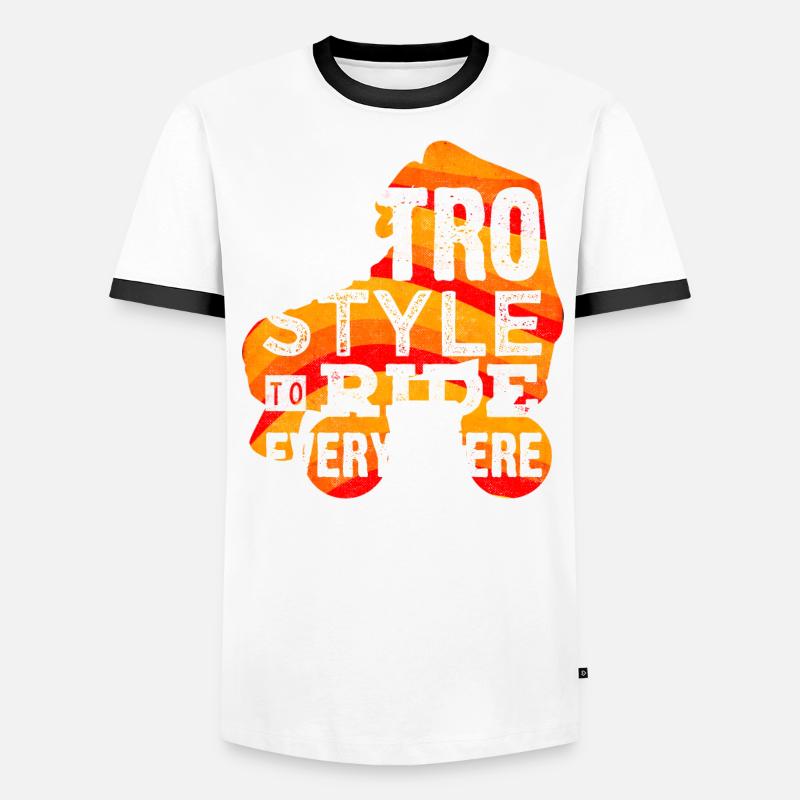 Skating, roller skating Men's Ringer Shirt