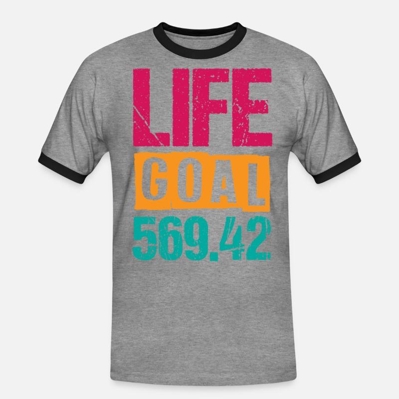 Medical encoder, programmer - Men's Ringer Shirt - heather grey/black