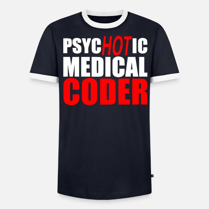 Medizinischer Kodierer, Programmierer - Männer Kontrast-T-Shirt - undefined