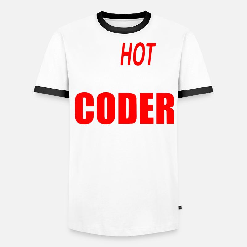 Medizinischer Kodierer, Programmierer Männer Kontrast-T-Shirt