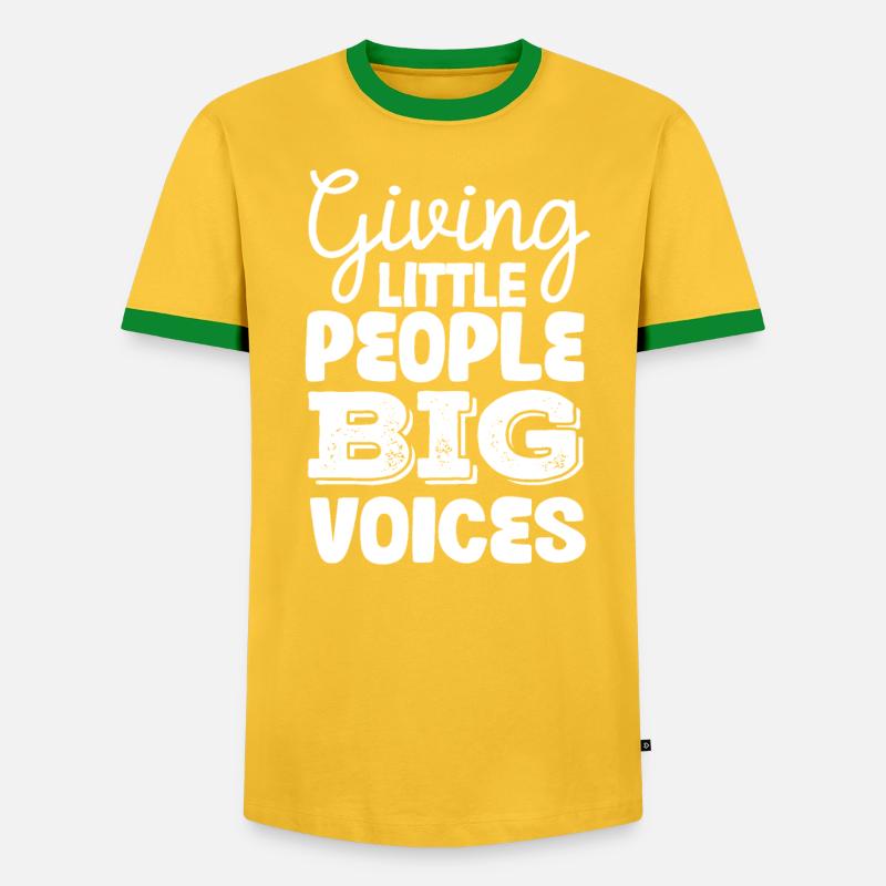 Speech-language pathology, speech-language pathologist - Men's Ringer Shirt - undefined