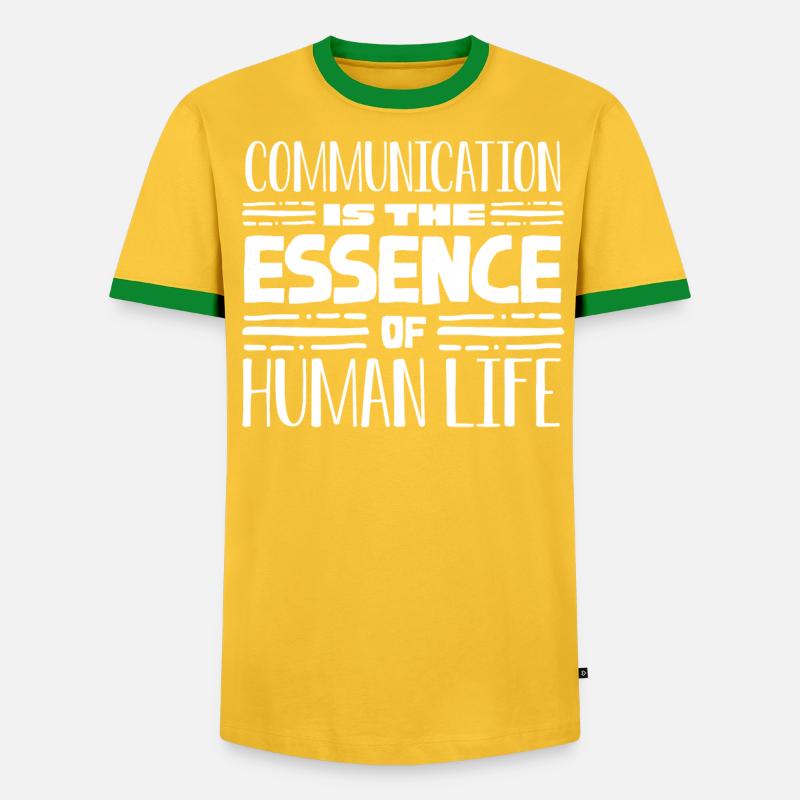 Speech-language pathology, speech-language pathologist - Men's Ringer Shirt - undefined
