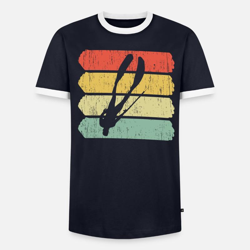 Reggae de chasse sous marine T-shirt contrasté Homme