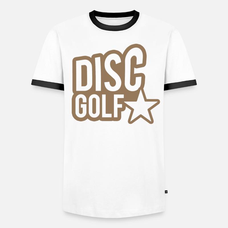 disc golf Men's Ringer Shirt