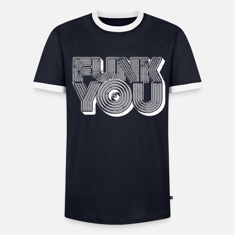 Funk vous T-shirt contrasté Homme