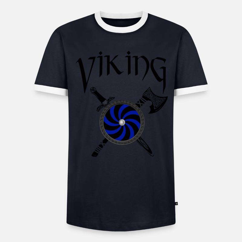 viking Männer Kontrast-T-Shirt