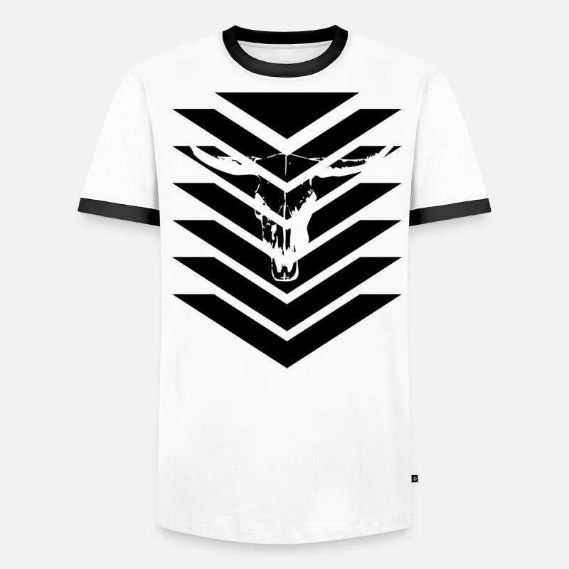 buffle T-shirt contrasté Homme
