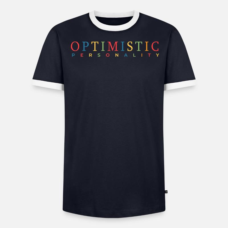 Optimist Männer Kontrast-T-Shirt