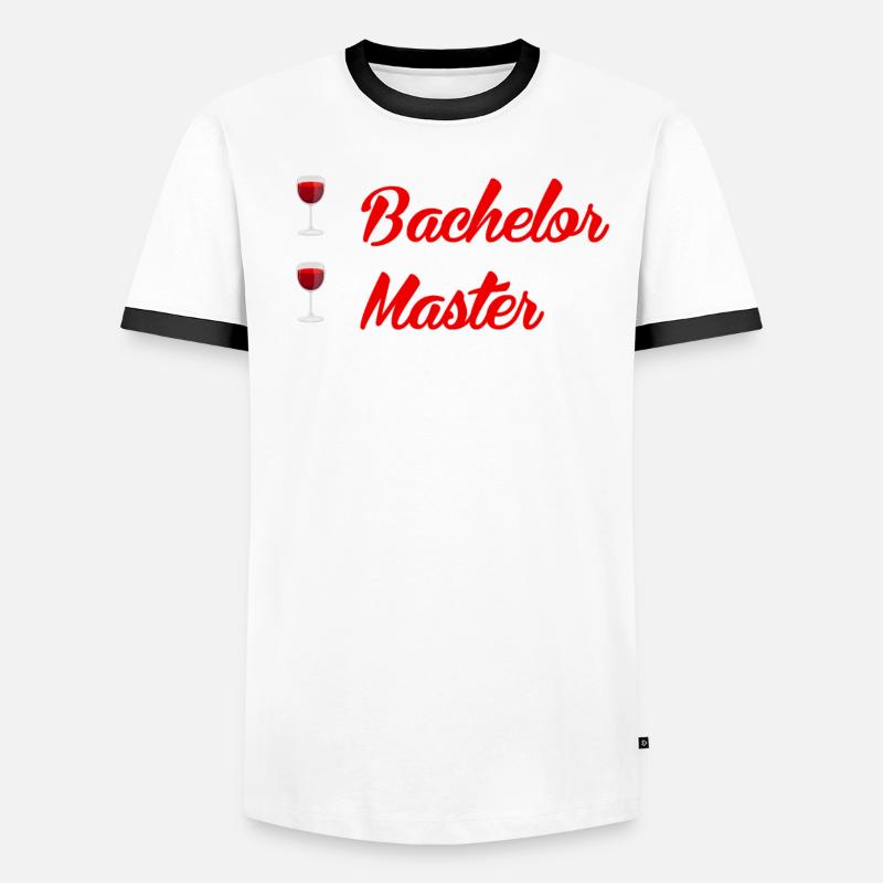 Checkliste Bachelor Master Doktor Promotion Männer Kontrast-T-Shirt