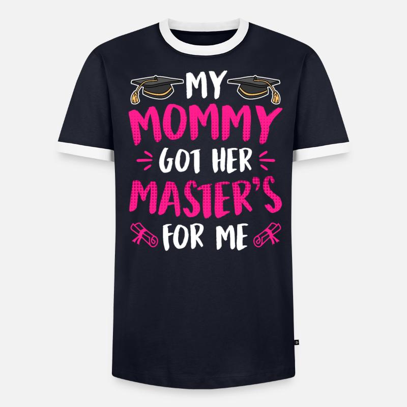 Ma mère a une maîtrise T-shirt contrasté Homme