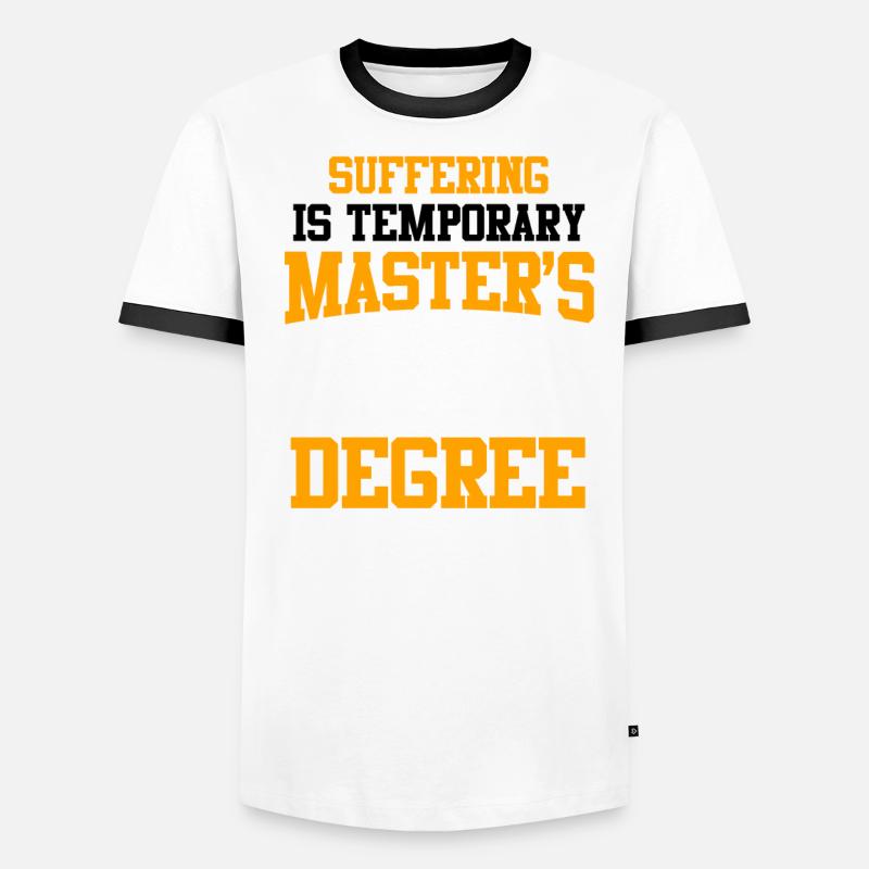 Souffrir brièvement le Master pour la vie Master T-shirt contrasté Homme
