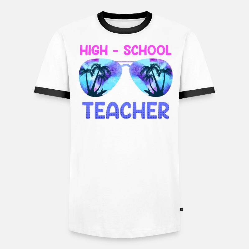 Professeur de lycée en congé Professeur de vacances T-shirt contrasté Homme