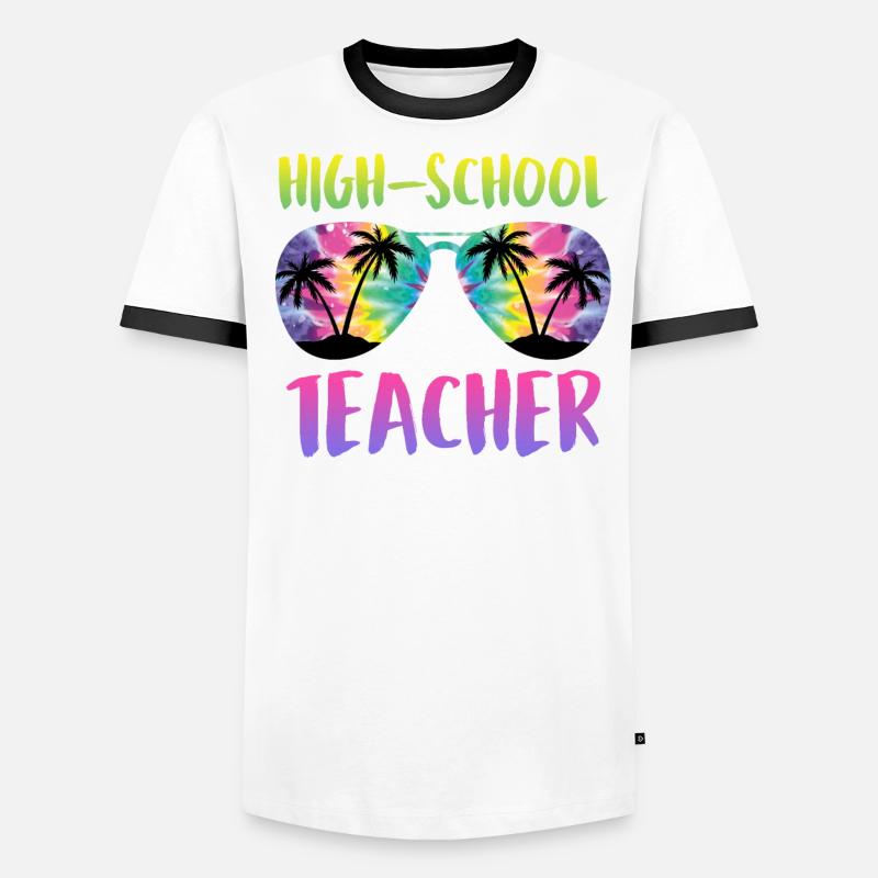 Professeur de lycée en congé Professeur de vacances T-shirt contrasté Homme