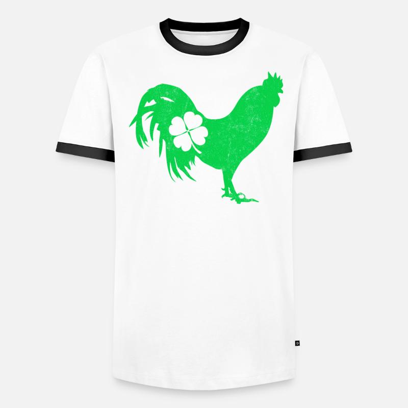Shenanigan’s Clover St. Patrick’s Day T-shirt contrasté Homme