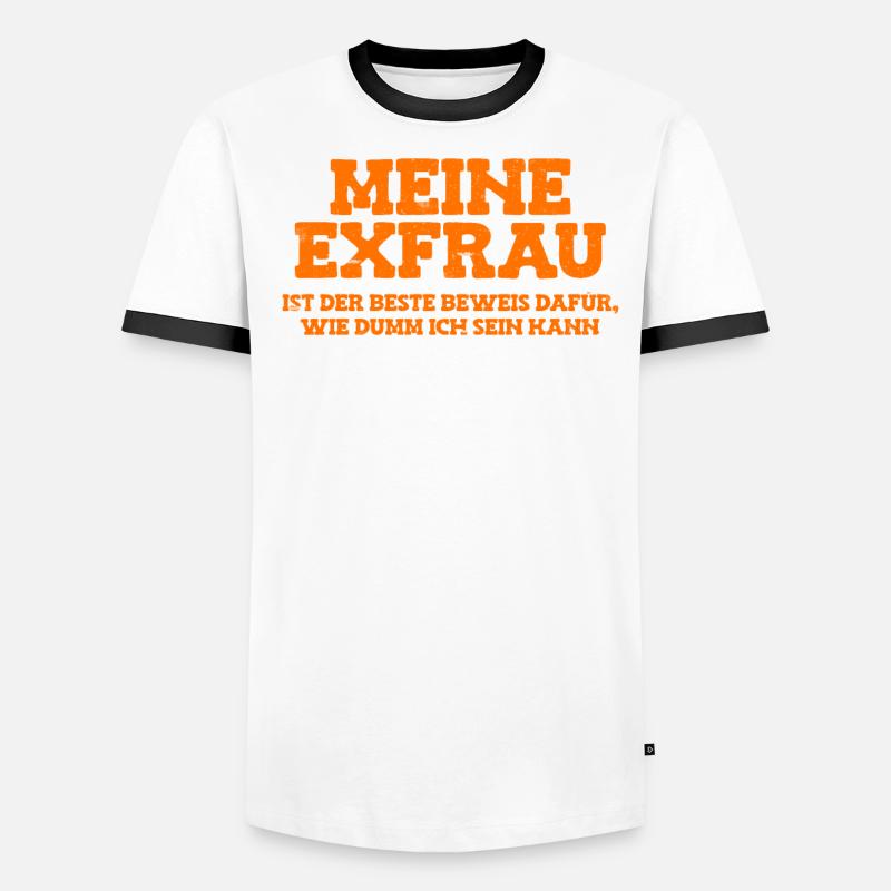 Scheidungsparty Finally Divorced Scheidung Männer Kontrast-T-Shirt