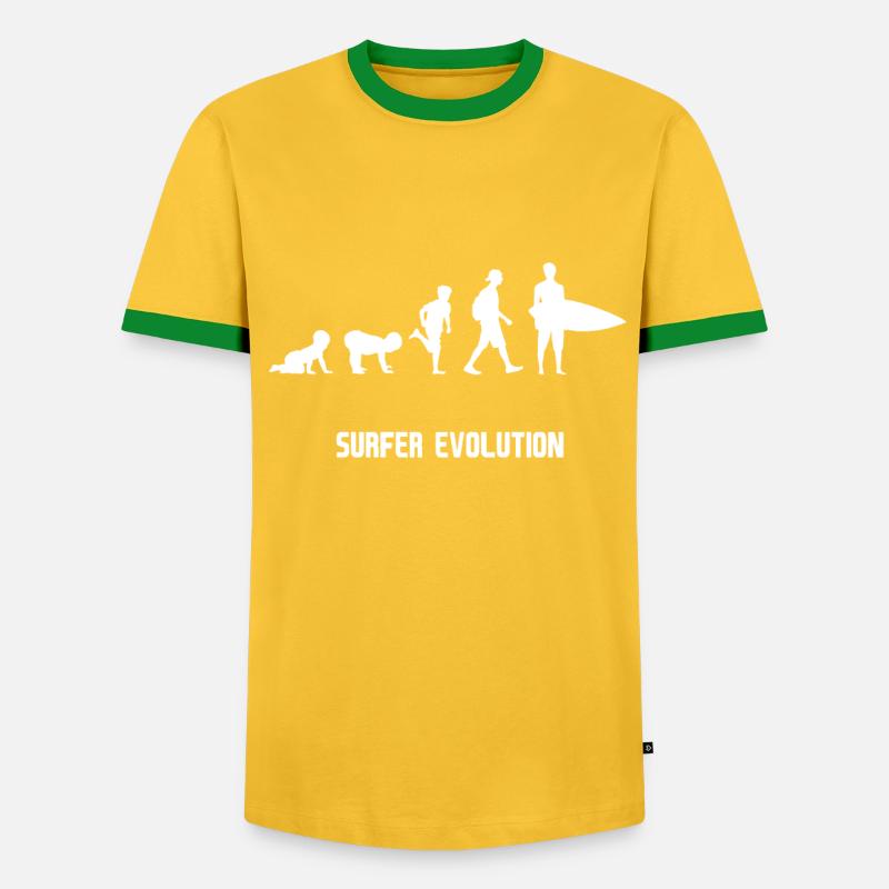 Surfer evolution évolution - T-shirt contrasté Homme - undefined