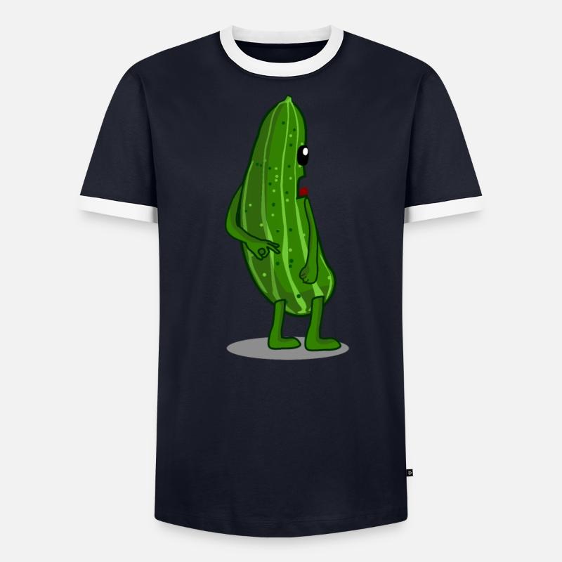 Regardé dans Concombre Regardé dans T-shirt contrasté Homme