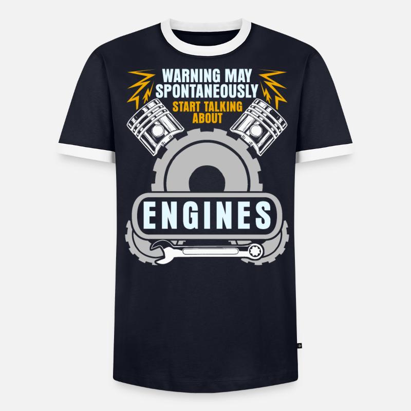 Displacement Tuner Engine Fine Tuning - Men's Ringer Shirt - undefined