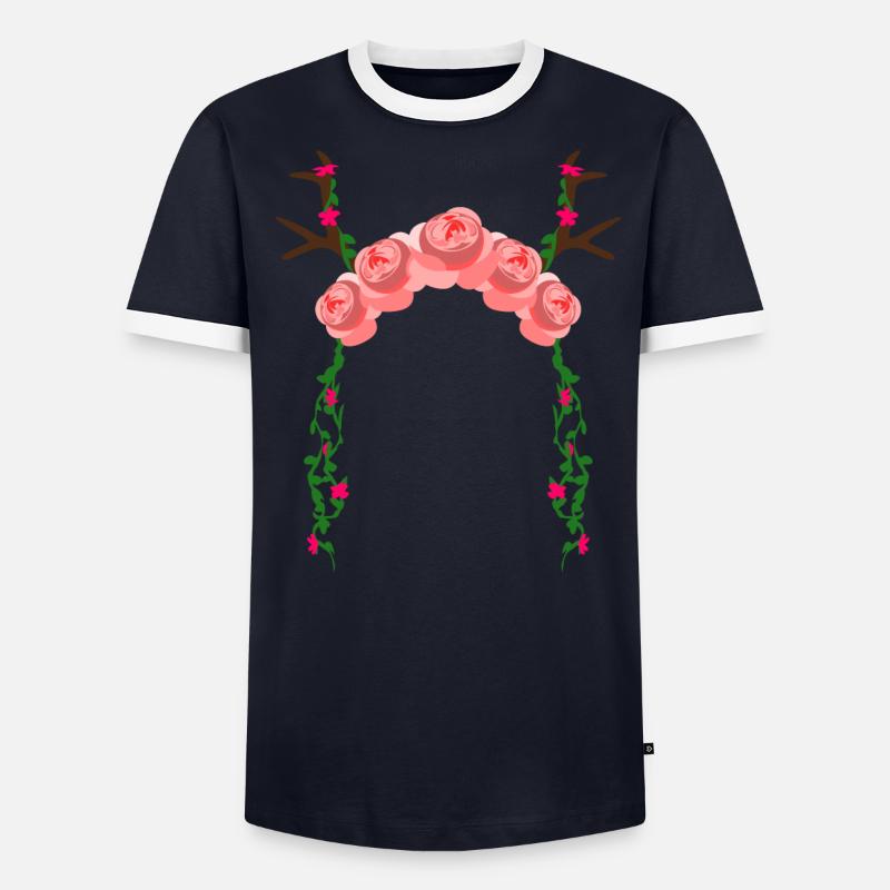 Dirndl Coiffe Robe traditionnelle T-shirt contrasté Homme