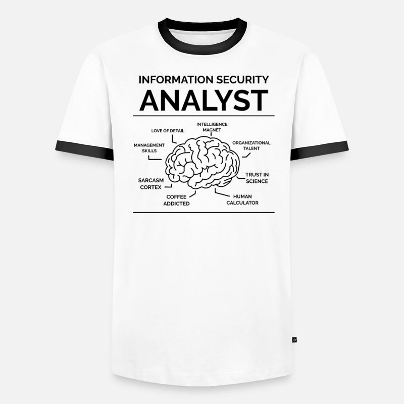 Information Security Analyst Men's Ringer Shirt