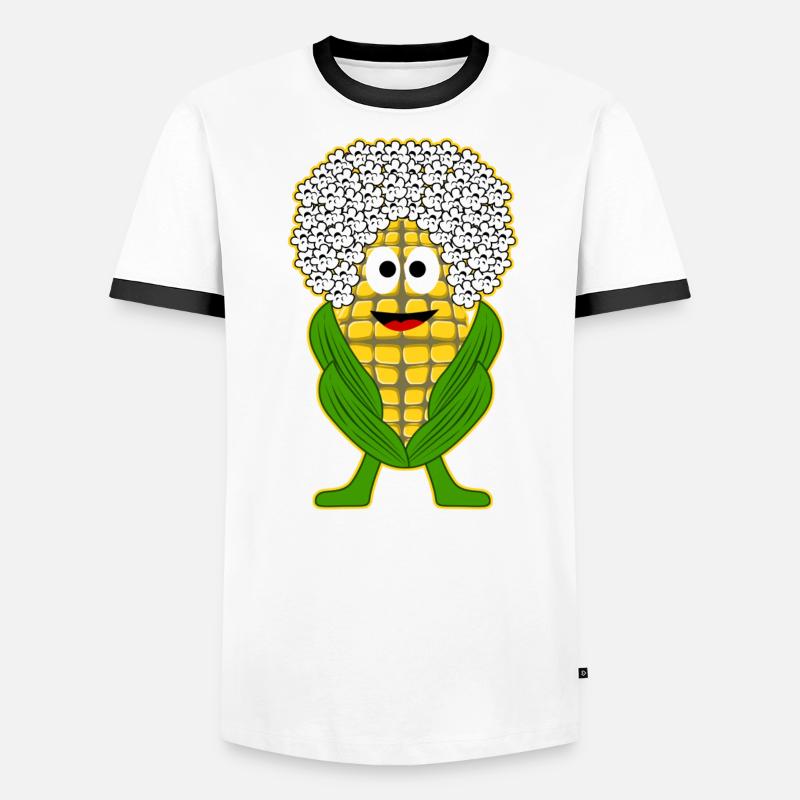 Corn Popcorn Men's Ringer Shirt