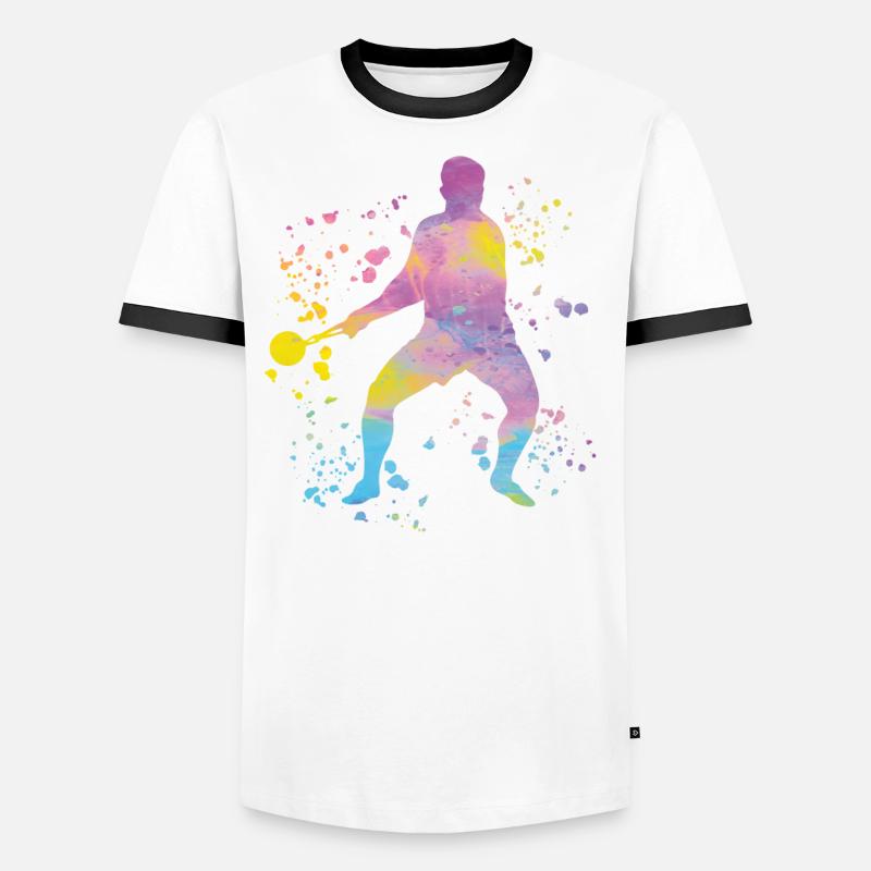 Lanceur de marteau Lancer de marteau Colorsplash T-shirt contrasté Homme
