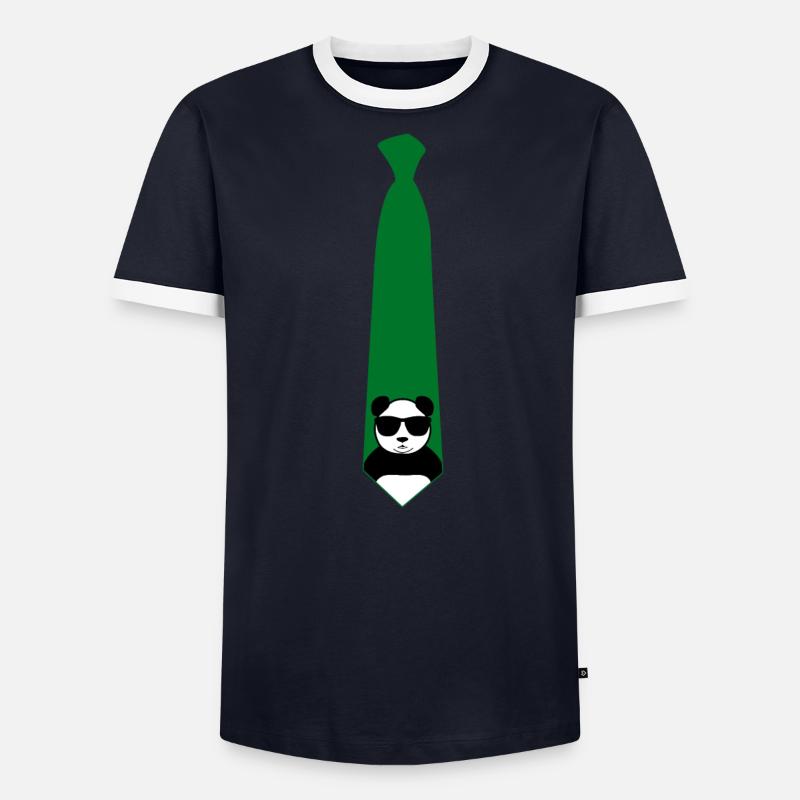 Cravate panda géant Panda Bear T-shirt contrasté Homme