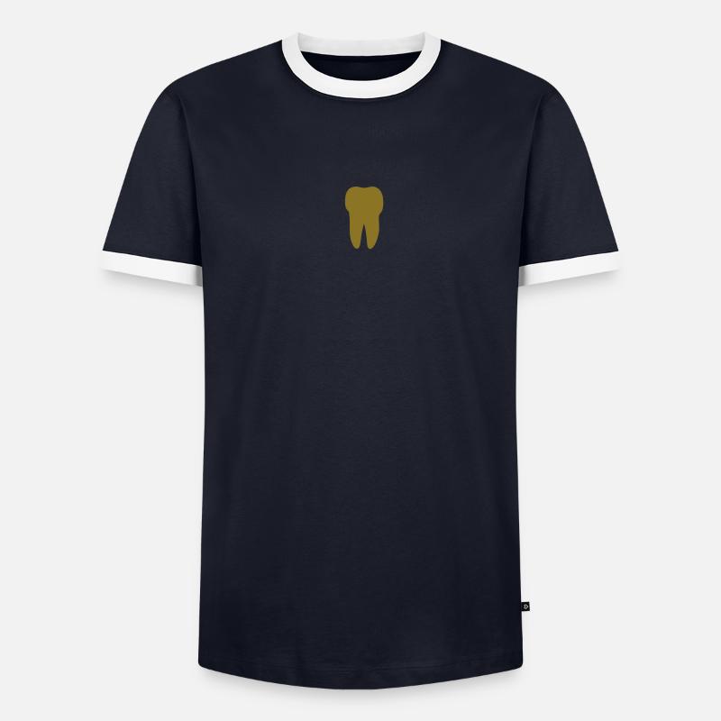 tooth T-shirt contrasté Homme