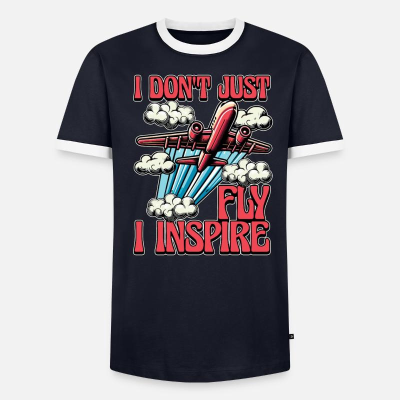 Flight Instructor I Don't Just Fly Pilot School Men's Ringer Shirt