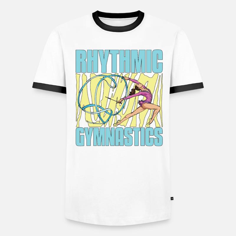 Acro Dance Rhythmic Gymnastics Acrobatic Dancing Männer Kontrast-T-Shirt
