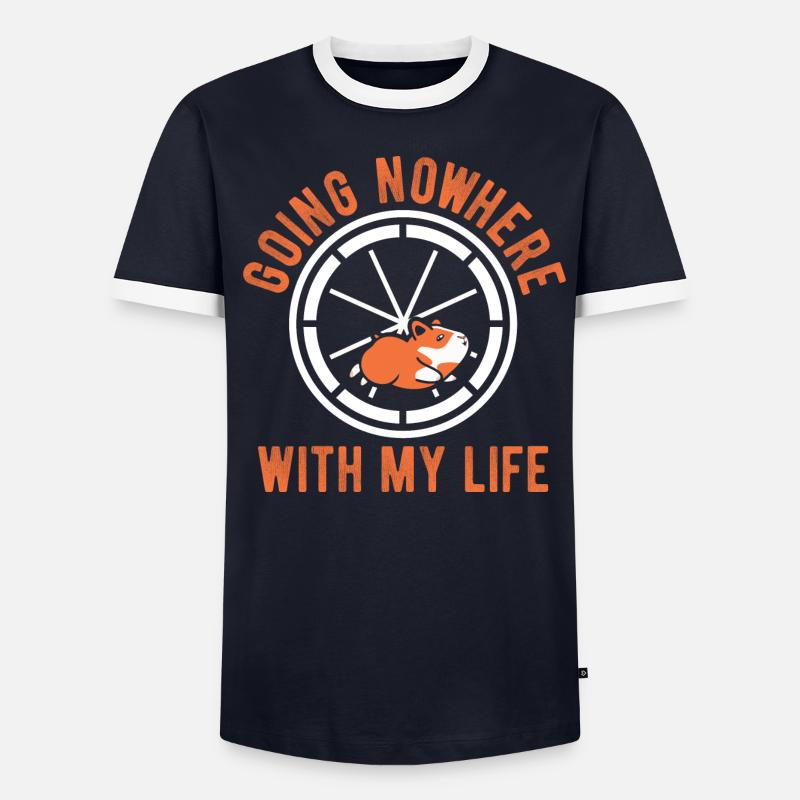 Nagetier Hamster Männer Kontrast-T-Shirt
