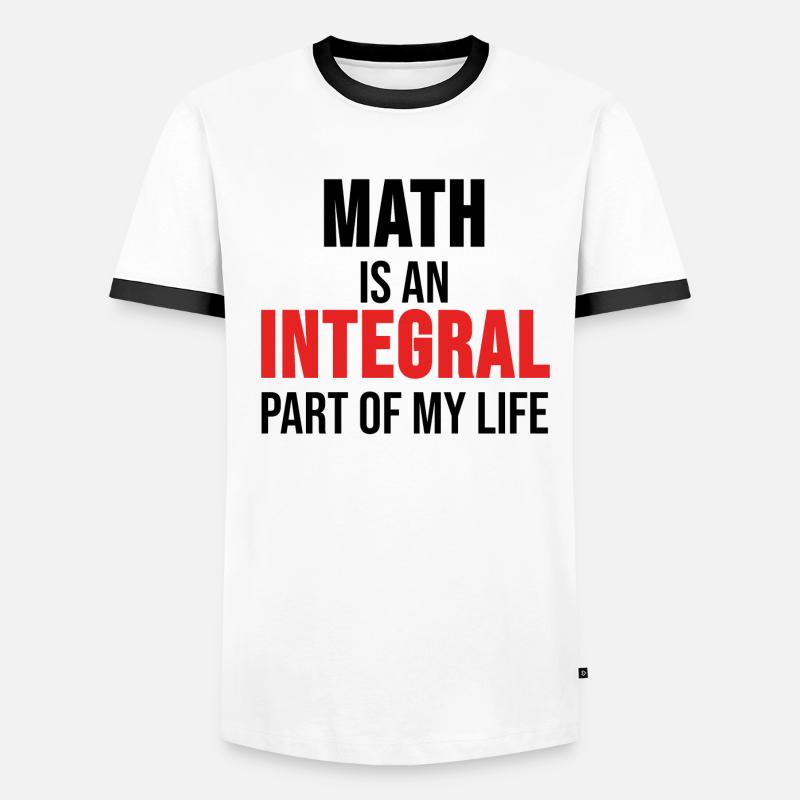 Maths T-shirt maths professeur de maths cadeau T-shirt contrasté Homme