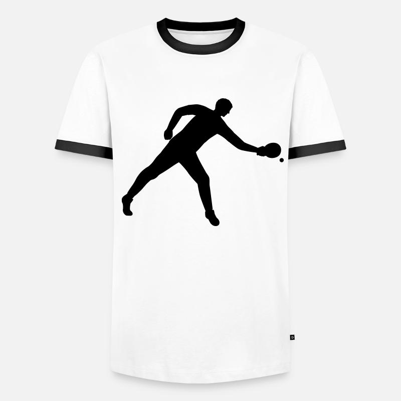 Table tennis dynamic Men's Ringer Shirt