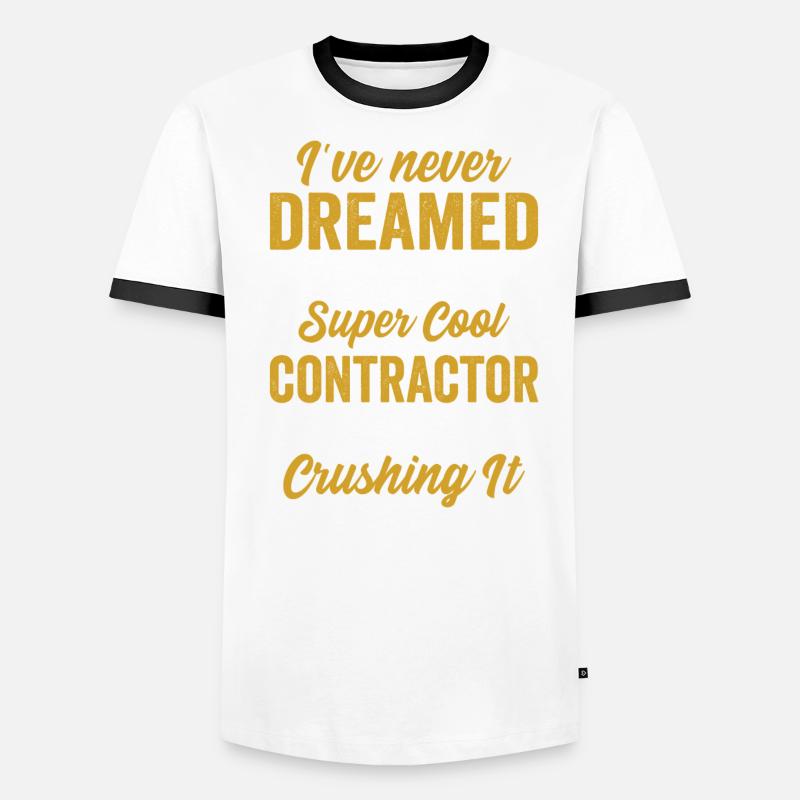 General Contractor Construction Handyman Builder Men's Ringer Shirt