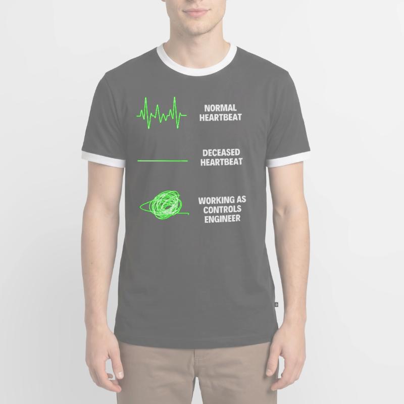 Controls Engineer Developer & Designing System Männer Kontrast-T-Shirt