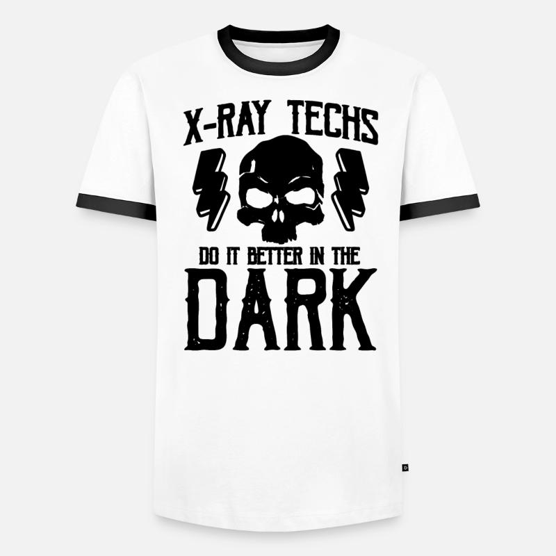X-Ray Techs Do It Better Science X-ray Technician Men's Ringer Shirt