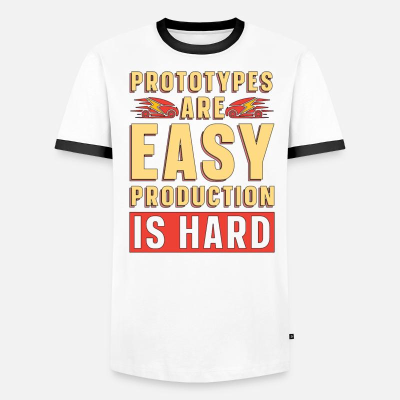 Les prototypes d’intelligence artificielle sont des robots faciles T-shirt contrasté Homme