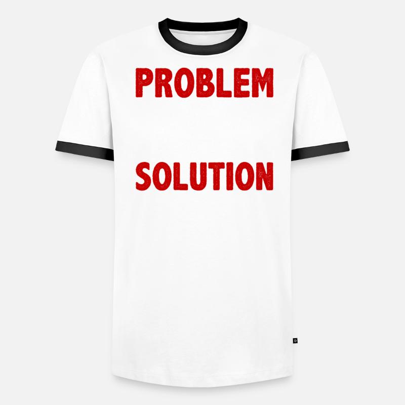 Planking Exercising Problem Solution Hobby Men's Ringer Shirt
